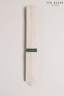Ted Baker Lacka Natural Knitted Striped Tie (U86192) | ₪ 210