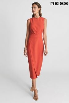 Reiss Orange Layla Sleeveless Bodycon Dress (U86335) | OMR149