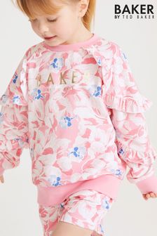 Baker by Ted Baker Sweatshirt und Shorts im Set, Pink (U86495) | 32 € - 36 €