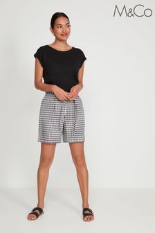 M&Co Gingham Black Shorts (U86573) | 17 €