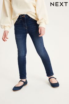Denim Dark Wash Slim Fit Skinny Jeans (3-16yrs) (U86604) | $19 - $27