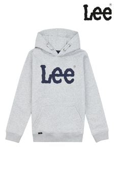 灰色 - Lee男童經典剪裁套頭連帽上衣 (U86686) | NT$1,870 - NT$2,520