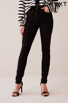 Schwarz - Lift, Slim & Shape Skinny-Jeans mit Knopfverschluss (U87017) | 61 €