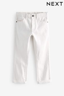 Natural Ecru Regular Fit Cotton Rich Stretch Jeans (3-17yrs) (U87587) | ￥2,080 - ￥2,950