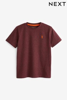Фактурная футболка с короткими рукавами и вышивкой оленя (3-16 лет) (U88557) | €4 - €9