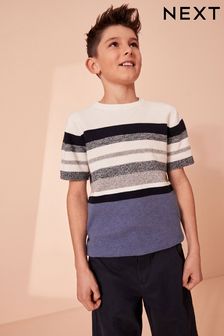 Knitted Patterned T-shirt (3-16 lat) (U88591) | 35 zł - 50 zł