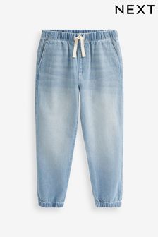  (U88821) | HK$113 - HK$157 淡藍色 - 輕盈慢跑款式牛仔褲 (3-16歲)
