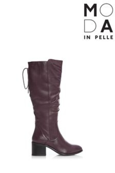 Moda In Pelle Lace Back Rouched Long Boots (U88846) | 255 €