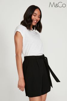 M&Co Black Tailored Shorts (U89079) | €12
