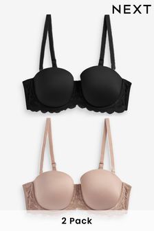 Light Pad Strapless Multiway Bras 2 Pack
