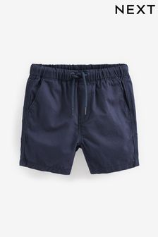 Navy Plain Pull-On Shorts (3mths-7yrs) (U89379) | kr110 - kr140