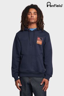 Penfield Mountain Sweatshirt mit Grafik hinten, Blau (U90152) | 114 €