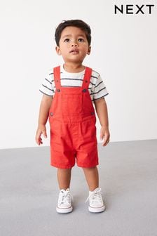  (U90345) | NT$710 - NT$890 紅色 - 吊帶褲 (3個月至7歲)