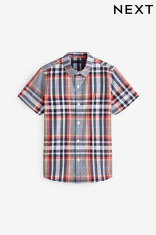 Grey/Red Check Shirt (3-16yrs) (U90349) | €11 - €16