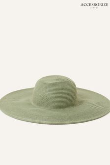 Accessorize Green Wide Brim Floppy Hat (U90353) | €15