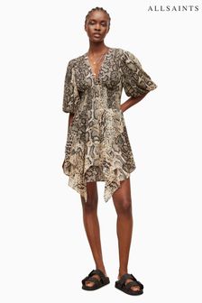 All saints animal print on sale dress