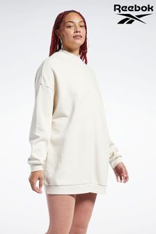 Reebok White Classics Natural Dye Small Logo Crew Dress (U91008) | $76