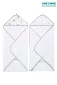 aden + anais Essentials Dusty Hooded Towels 2 Pack (U91644) | 824 UAH