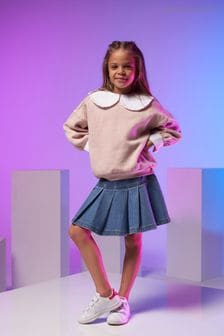 Angel & Rocket Pink Willow Collar Sweatshirt (U91817) | 17 € - 20 €