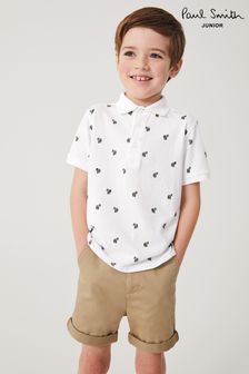 Paul Smith Junior Boys Zebra Print Polo Shirt (U92056) | TRY 1.384