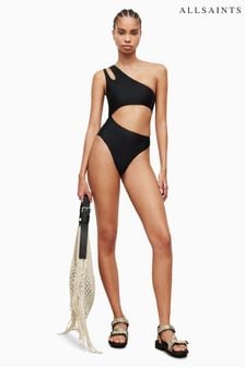 AllSaints Black Cara Swimsuit (U92595) | $146