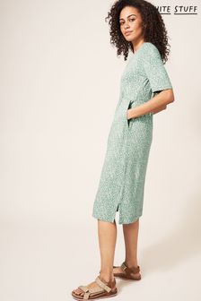 White Stuff Green Kara ECOVERO™ Jersey Dress (U92735) | €74