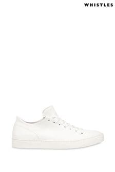Whistles White Folly Unlined Soft Trainers (U93107) | kr2 180