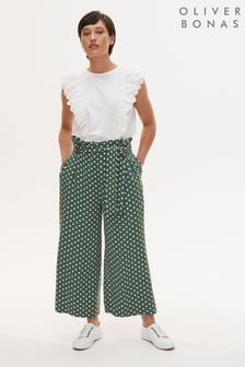 חצאית-מכנסיים עם נקודות בירוק של Oliver Bonas (U93281) | ‏277 ₪