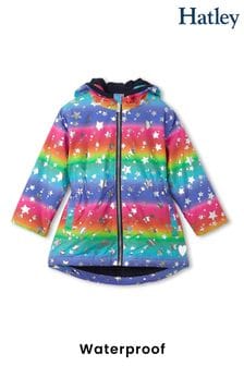 Hatley Pink Gradient Rainbow Microfiber Rain Jacket (U93292) | €60