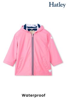 Hatley Pink Classic Pink Zip Up Splash Jacket (U93325) | €63