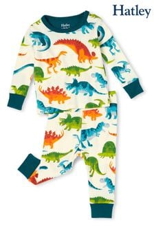 Hatley Baby Cream Dino Park Organic Cotton Pajama Set (U93466) | 38 €