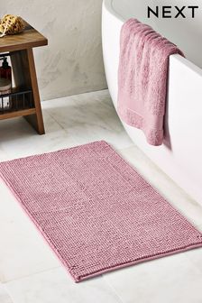 Dusky Pink Bobble Bath Mat (U93667) | AED44