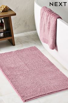 Dusky Pink Bobble X-Large Bath Mat (U93967) | kr210