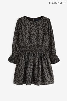 GANT Teen Girls Sheer Woven Black Dress (U94074) | €64