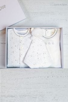 Emile Et Rose Grey Star Print Three Piece Baby Gift Set (U94198) | €75