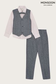 Monsoon Grey Four-Piece Suit (U94354) | $145 - $182