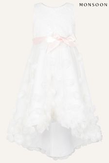 Monsoon Natural Xanthe 3D Flower Dress (U94355) | €73 - €85