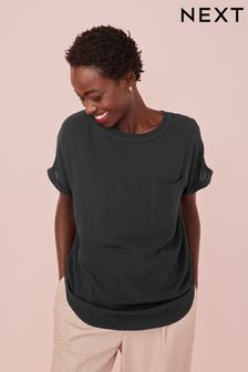 Black Boxy T-Shirt (U94439) | €23