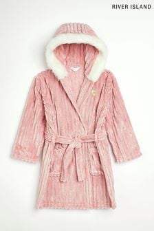 River Island Girls Pink Satin Bow Back Robe (U94515) | 41 € - 55 €