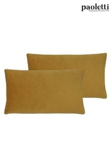 Riva Paoletti 2 Pack Yellow Sunningdale Filled Cushions (U94592) | €24