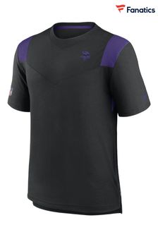 Nike Black NFL Fanatics Minnesota Vikings Sideline Dri-FIT Player Short Sleeves Top (U94830) | €71
