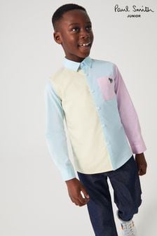 Paul Smith Junior Jungen Hemd im Farbblockdesign (U95447) | 69 €