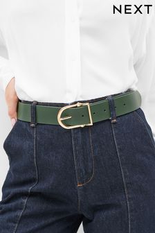 Green Horseshoe Buckle Belt (U95463) | €6