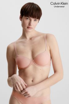 Calvin Klein Marquisette Leichter, transparenter T-Shirt-BH, Pink (U95600) | 59 €