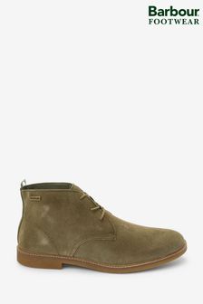 صخري - Barbour® Dark Brown Sonoran Suede Laced Leather Boots (U95709) | 764 د.إ