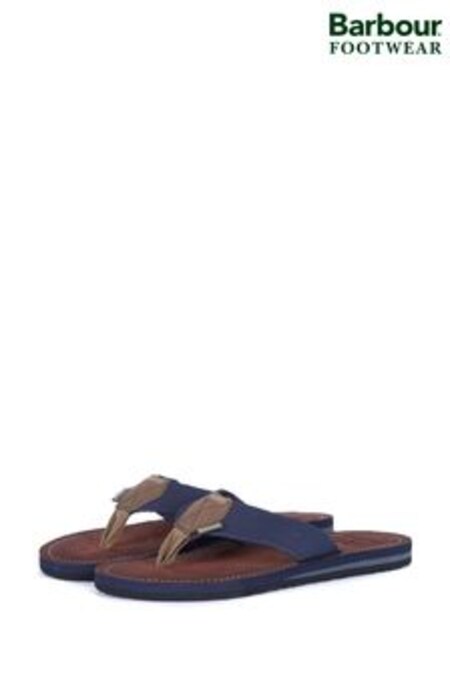 Barbour® Navy Blue Toeman Beach Sandals (U95714) | AED196