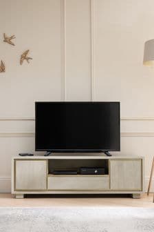 Light Colton Mango Wood Up to 60 inch TV Unit (U95856) | €800