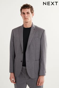 Brown Oversized Fit Puppytooth Suit Jacket (U95882) | €53
