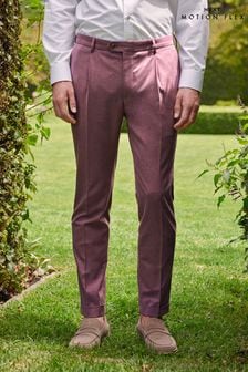 Vijolična - Oprijete - Raztegljiva moška obleka Motionflex: hlače (U95928) | €18