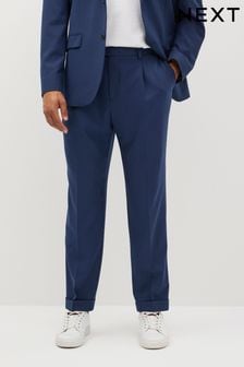 Bright Blue Relaxed Motion Flex Stretch Suit: Trousers (U96031) | €24
